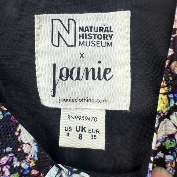 Natural History Museum X Joanie Jumpsuit 4 Multicolor Abstract Wide Leg - Picture 14 of 16